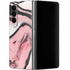 Pink Marble Ink Galaxy Z Fold4 5G Skin